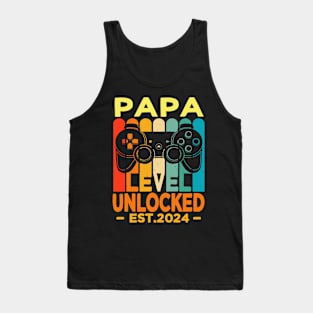 papa level unlocked est 2024 Tank Top